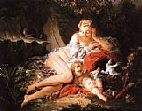 Francois Boucher Venus and Cupid painting